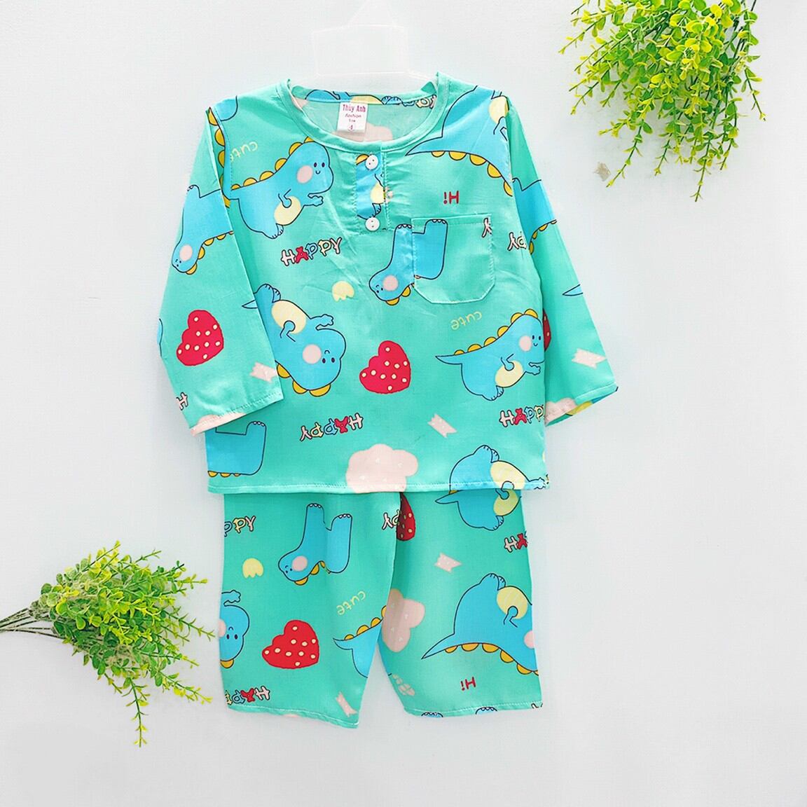 BỘ TOLE BÉ TRAI DÀI TAY - SIZE TỪ 8-23kg