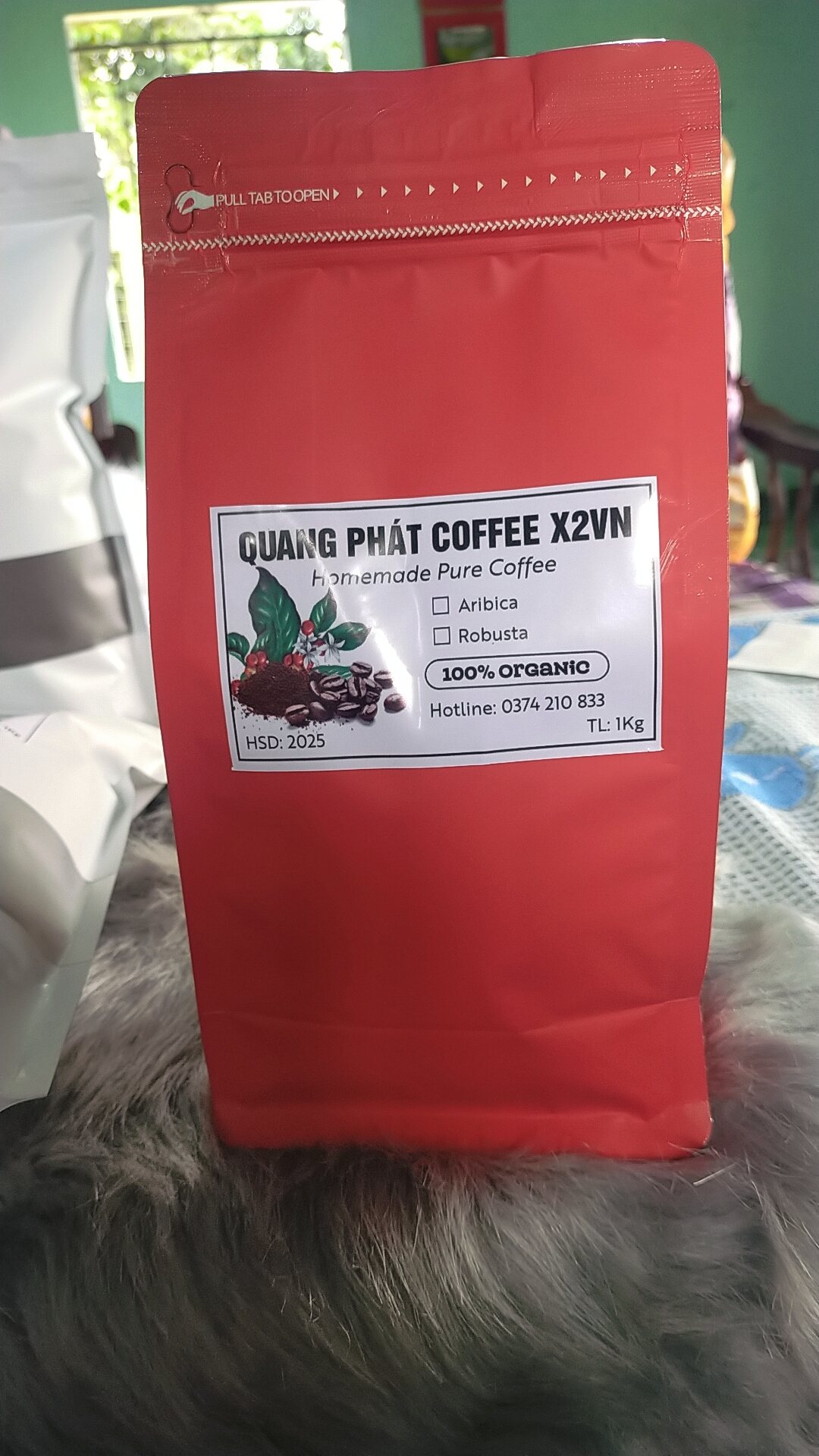2 gói cà phê robusta nguyên chất dạng bột hương vị truyền thống 500 gr 1