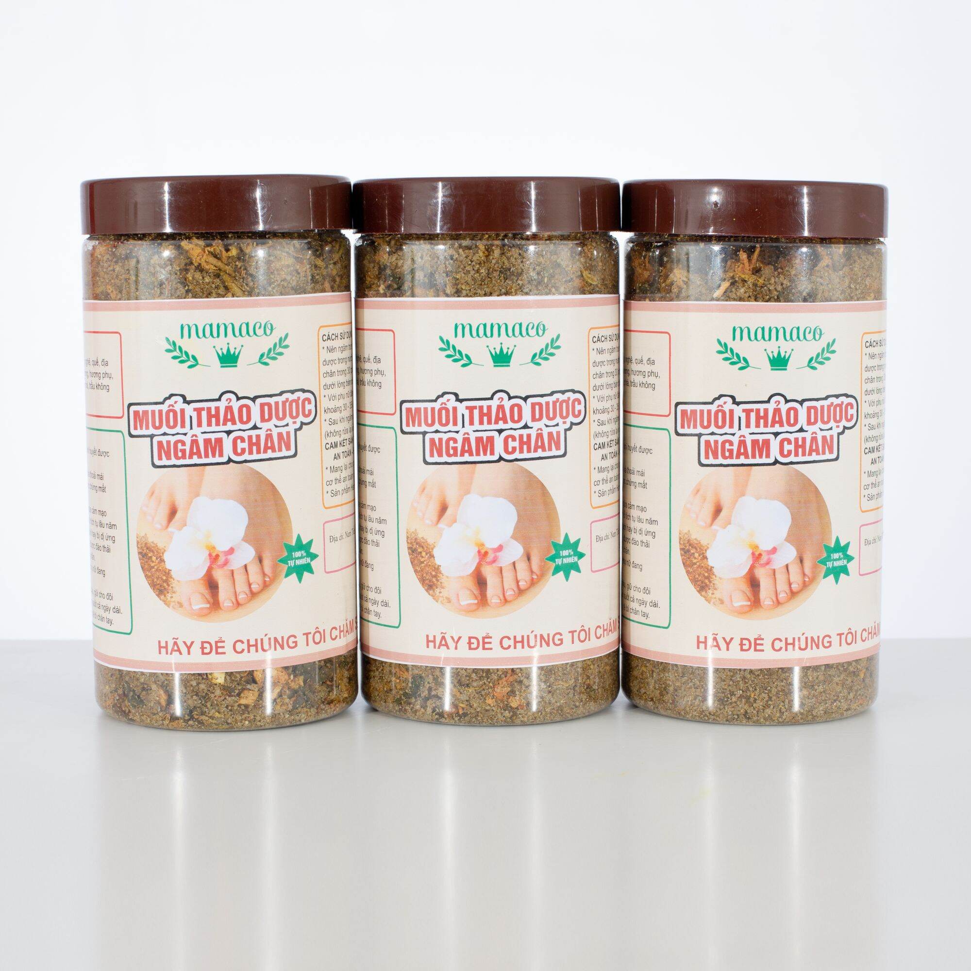 combo 3 muối thảo dược ngâm chân ( 3 hũ 1kg)