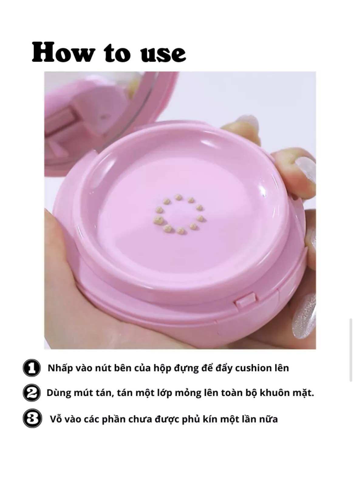 Phấn Nước UNLEASHIA Baby Blue Cushion, Pink Cushion & Green Cushion SPF50+/PA++++ 15g