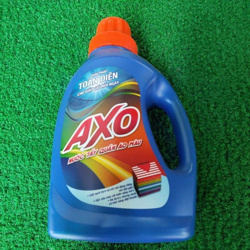 Tẩy Axo 3 màu Nước Tẩy Quần Áo Màu AXO3 màu Hương Hoa Lavender Chai 800ML