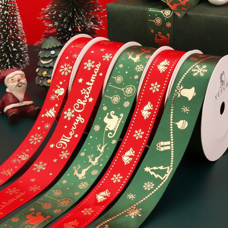 Cuộn dây ruy băng trang trí Giáng Sinh Noel