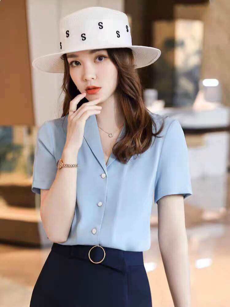 AO2 Áo cổ sam tay ngắn đủ Size chất liệu vải mango