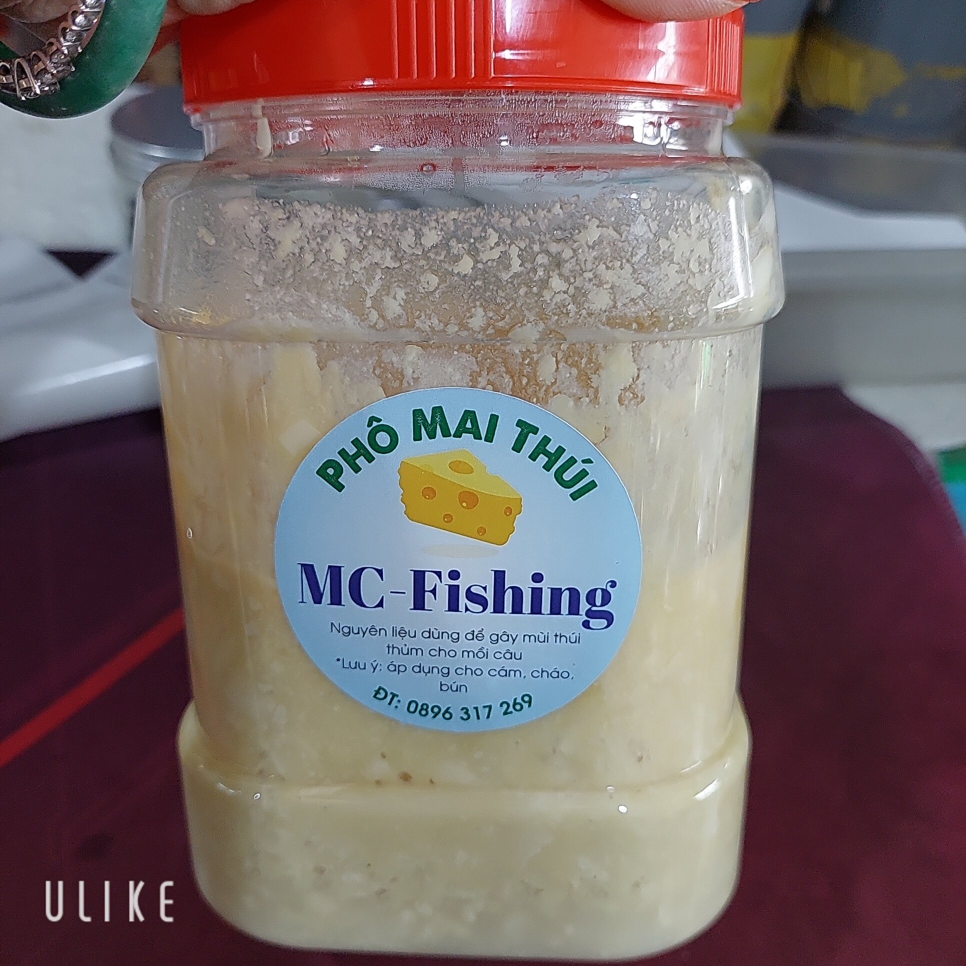 Phomai thúi thủm vị hăng ủ mồi câu cá hủ 1kg
