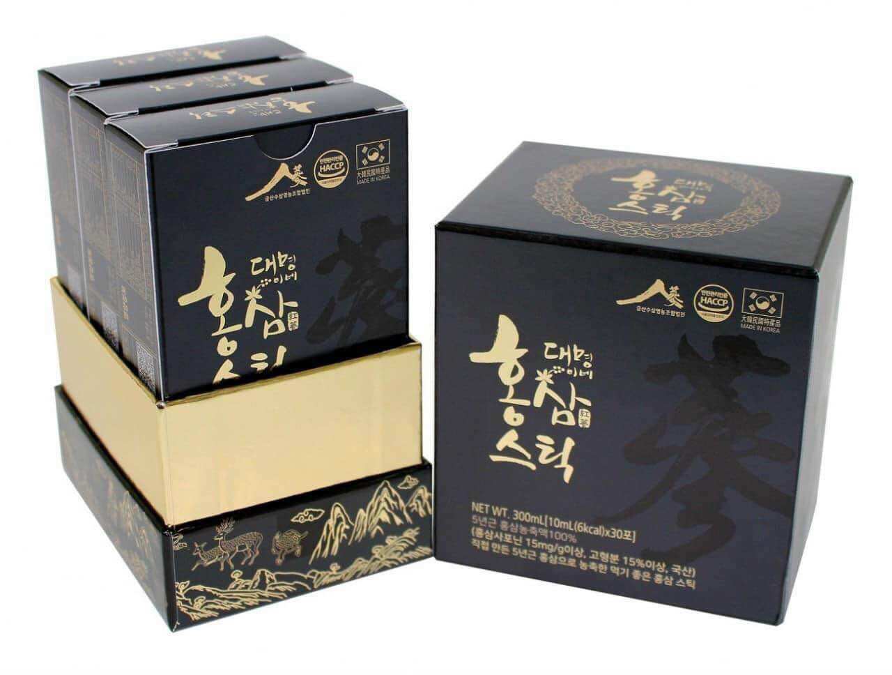 NƯỚC HỒNG SÂM HÀN QUỐC DAEMYUNG RED GNSENG STICK -  NHẬP KHẨU HÀN QUỐC