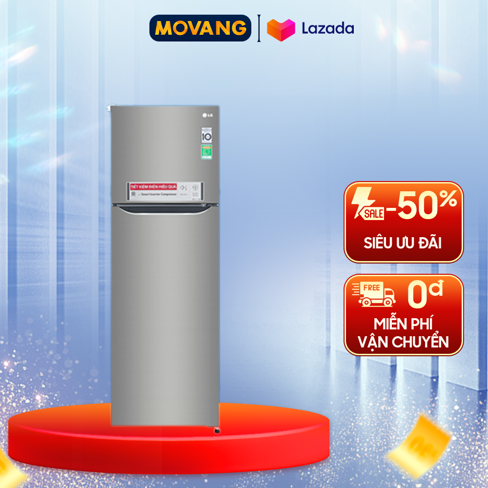 - tủ lạnh lg inverter 255 lít gn-m255ps