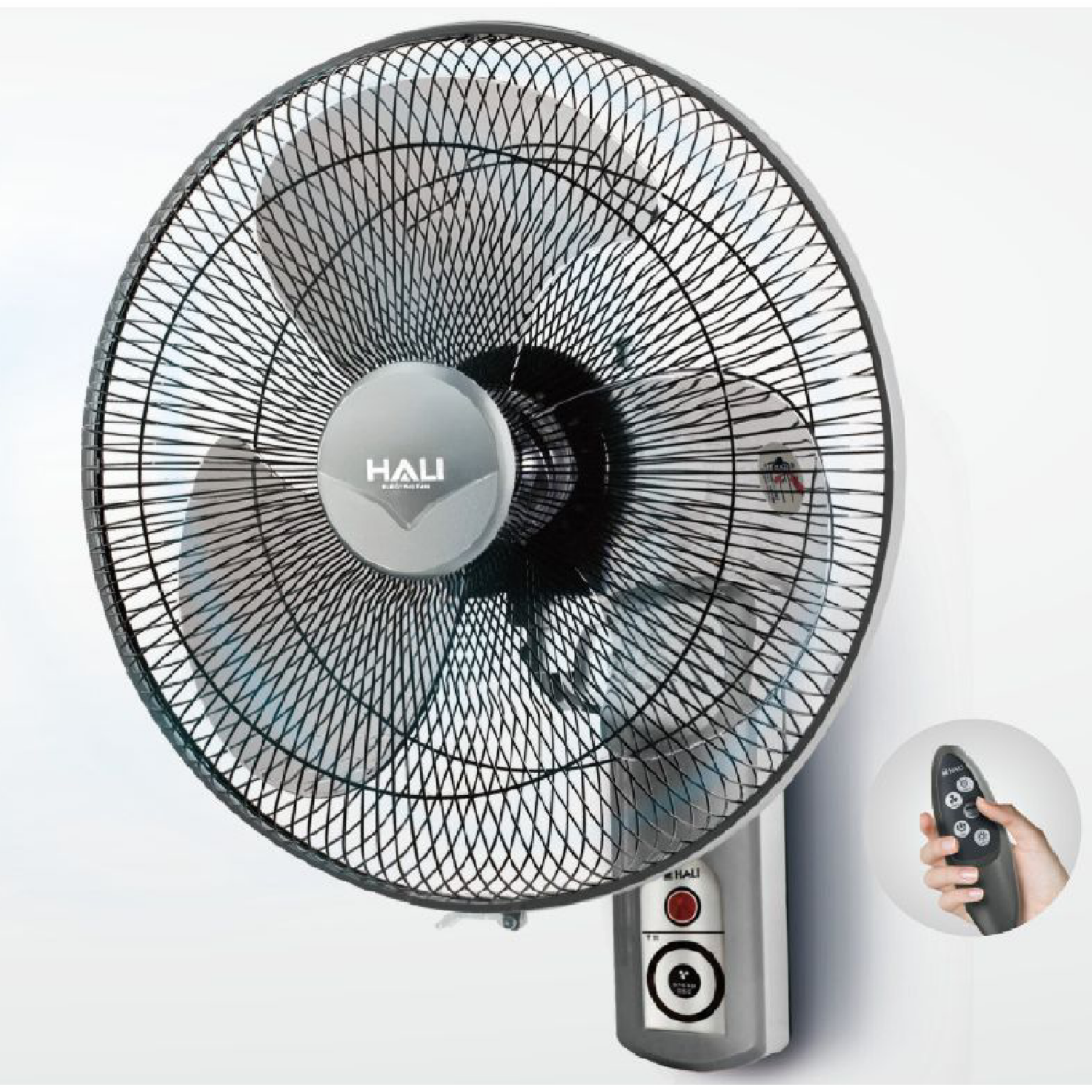 Quạt treo tường remote Hali T111-R