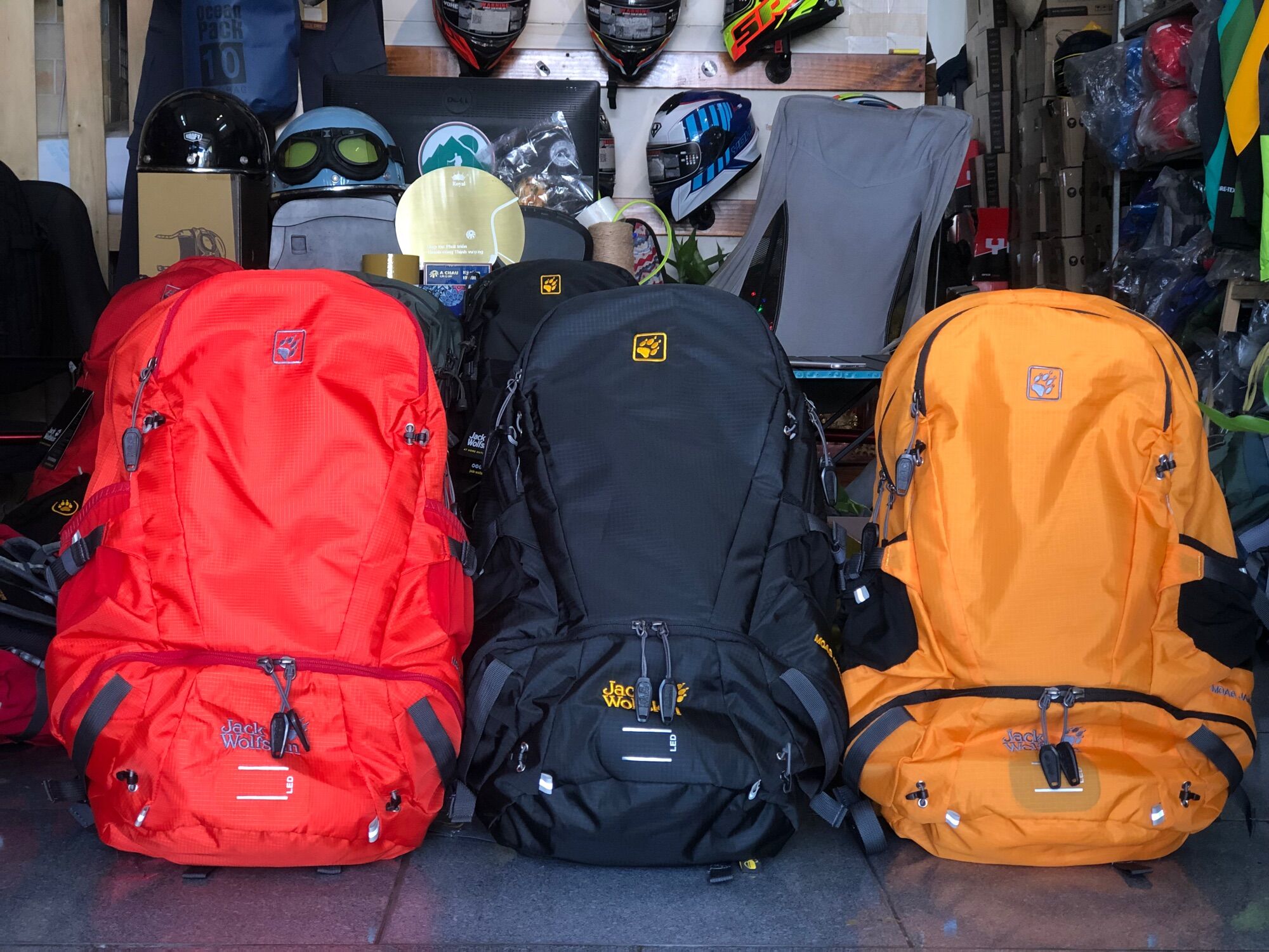 (Hàng thật shop chụp)Jack Wolfskin Moab Jam 30l có trợ lực