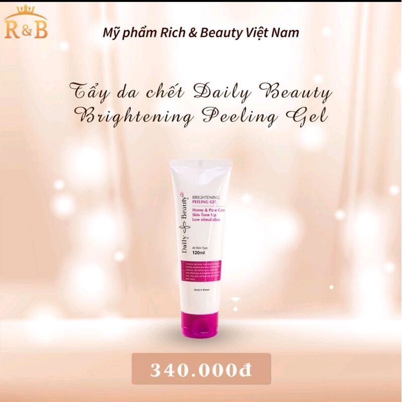 🌬🌬🌬 #Tẩy_da_chết Daily Beauty Brightening Peeling Gel, tẩy da chết RB, tẩy da chết cho da hỗn hợp, tẩy da chết cho da dầu, tẩy da chết, tẩy da chết giúp làm sáng da, tẩy da chết vật lý