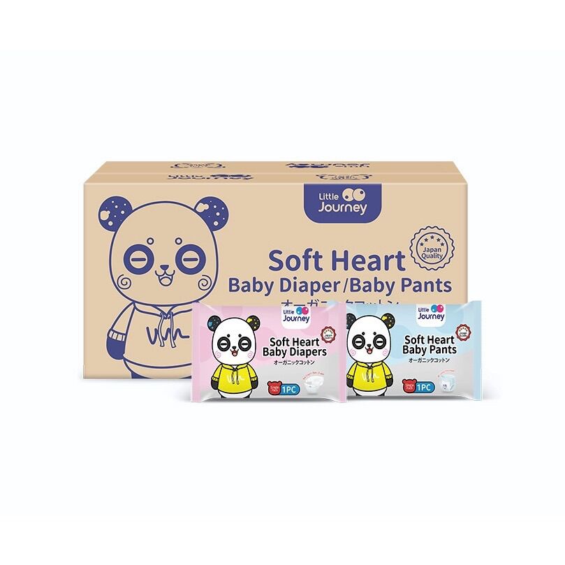 Combo 10 Miếng Thử Bỉm Little Journey tách lẻ - Dán/Quần