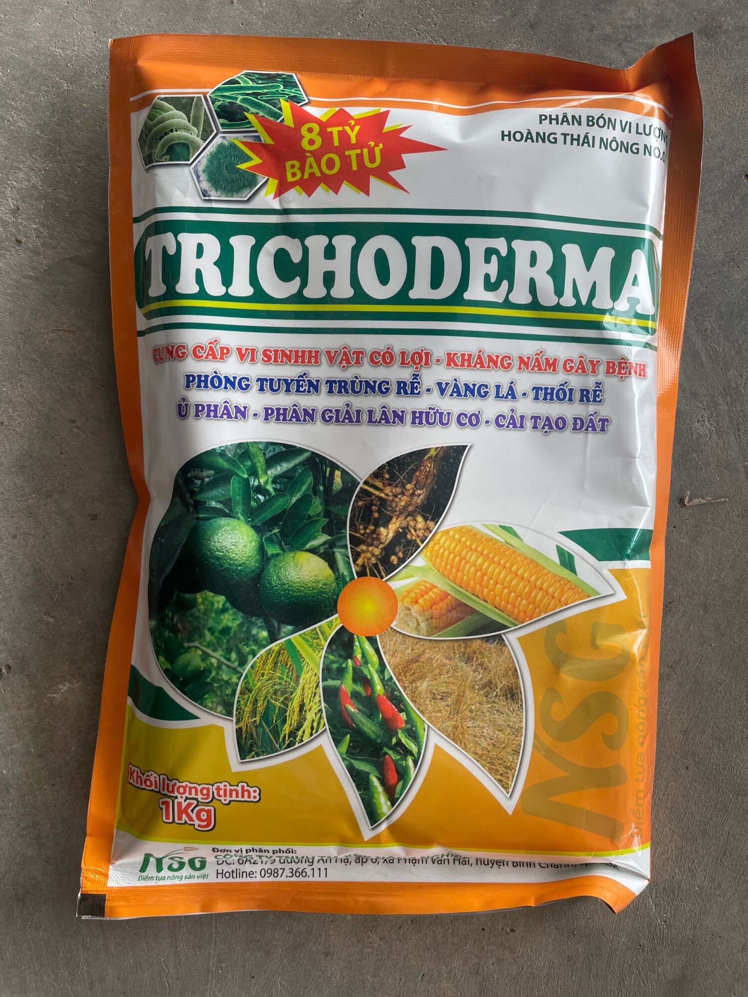 Men vi sinh nấm trichoderma 8 tỷ lợi khuẩn dùng ủ phân và xử lý đất