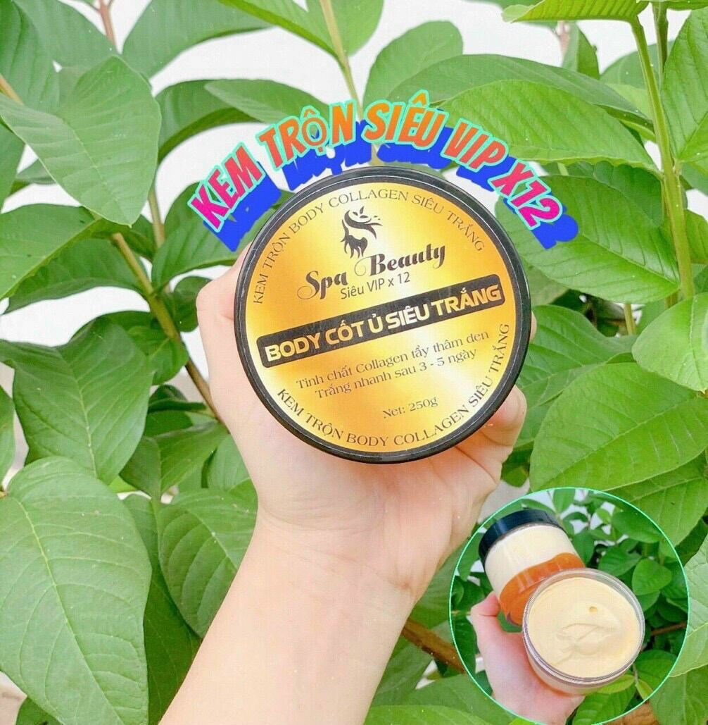 Kem body cốt 2 tầng Spa beauty 250g siêu trắng