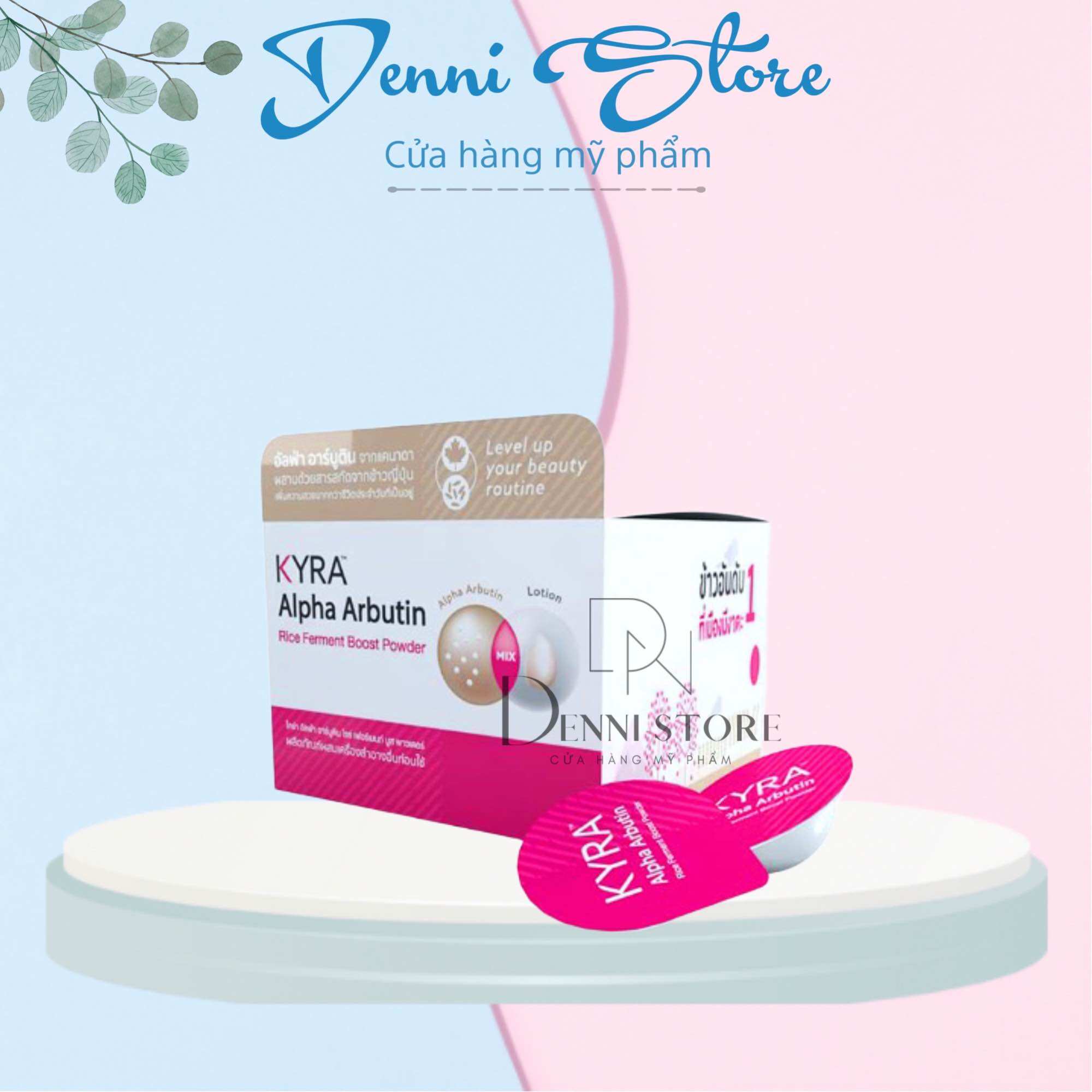 Viên Kích Trắng Kyra Alpha Arbutin Thái Lan ( Combo 10 Cốc ) - mỹ phẩm Denni