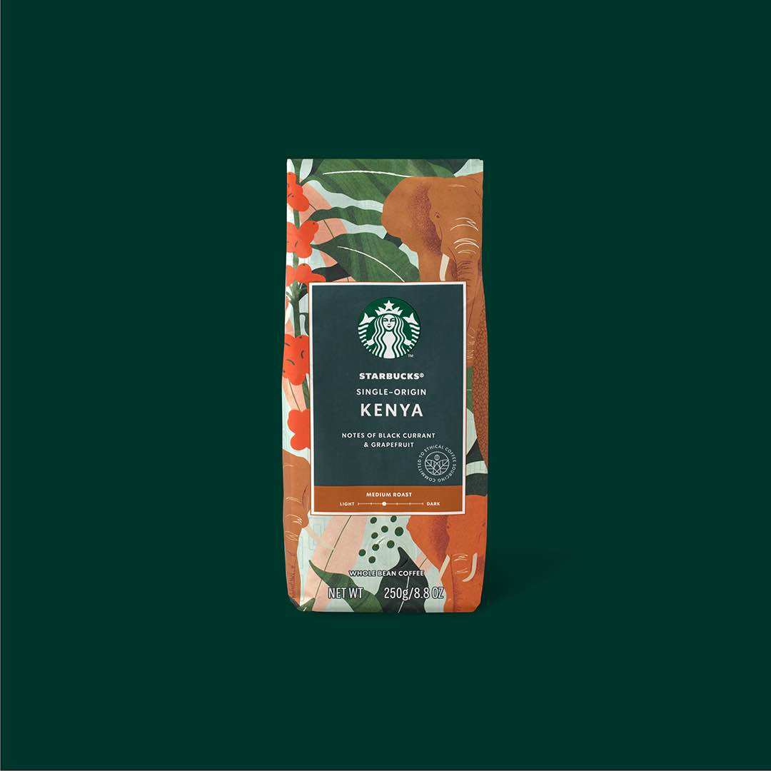 Cà phê hạt Starbucks Kenya 250g (100% arabica)