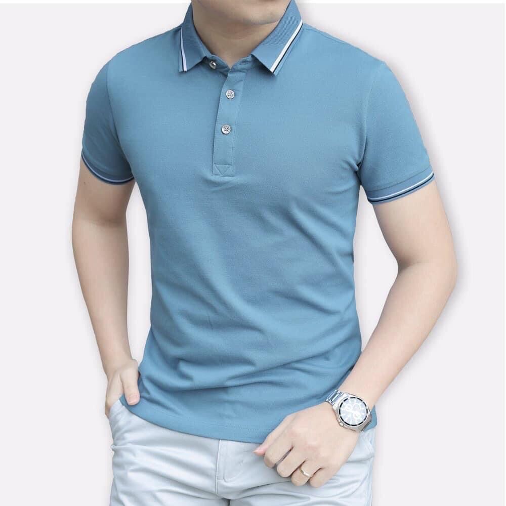 Áo thun nam nữ trơn vải cá sấu cotton ngắn tay cực sang trọng