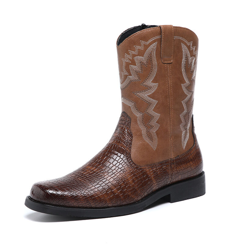 Giày nam bốt cao bồi miền tây nam nữ giày cowboy boots nữ