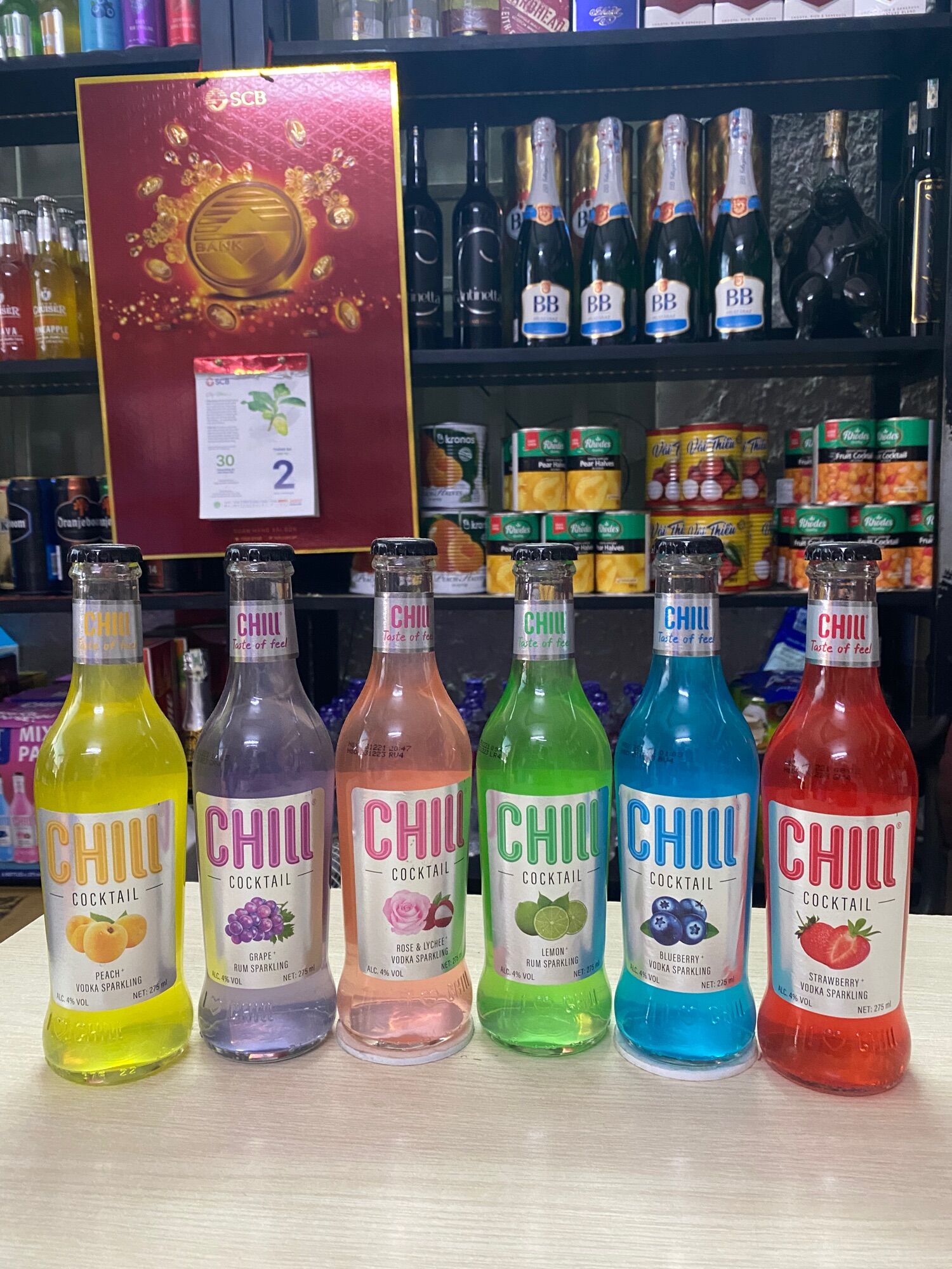 Nước Trái cây lên men CHILL Cocktail 4% 275ml
