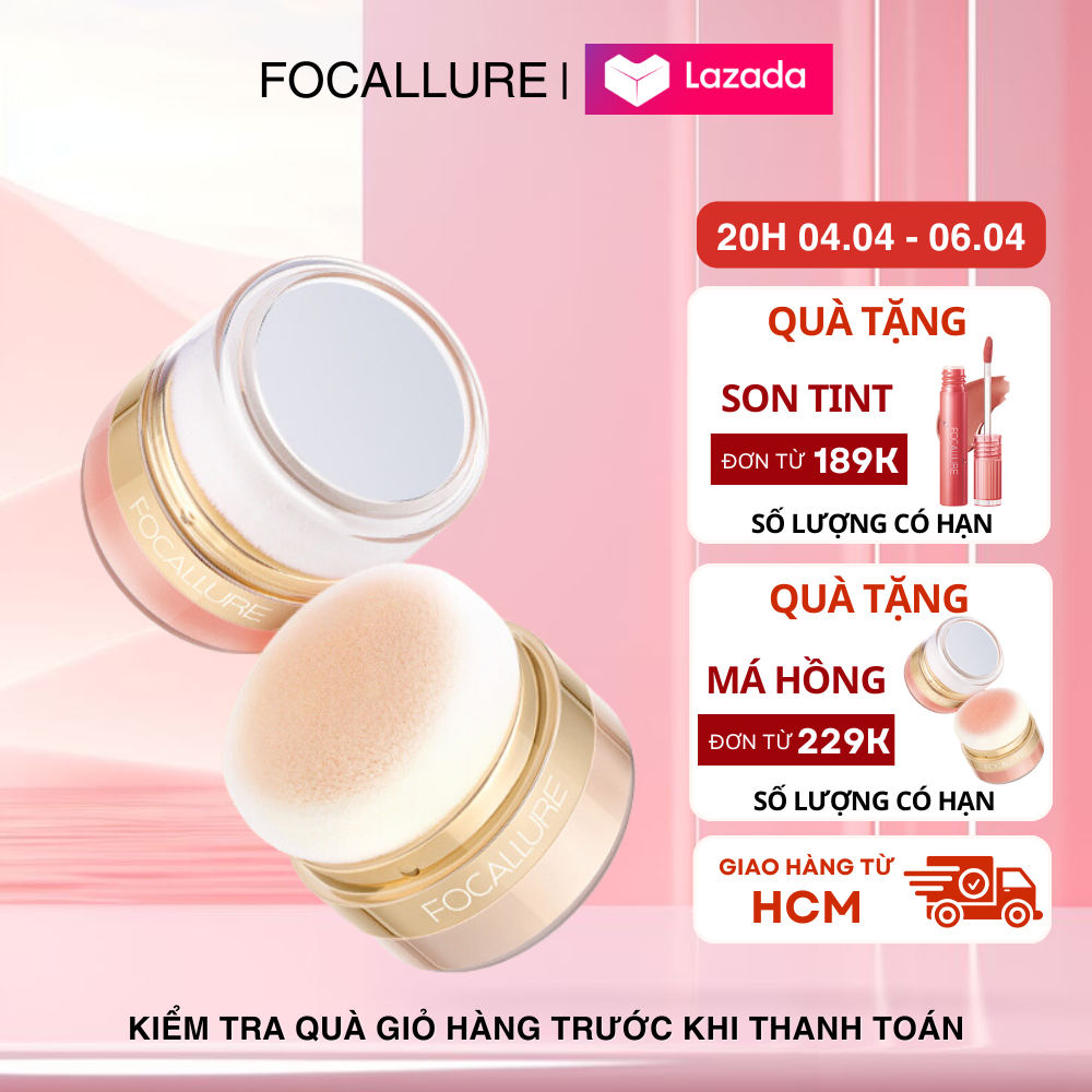 (HSD: 12/2025) FOCALLURE Phấn Đa Năng Phấn phủ Và Má Hồng Kiểm Soát Dầu 6g
