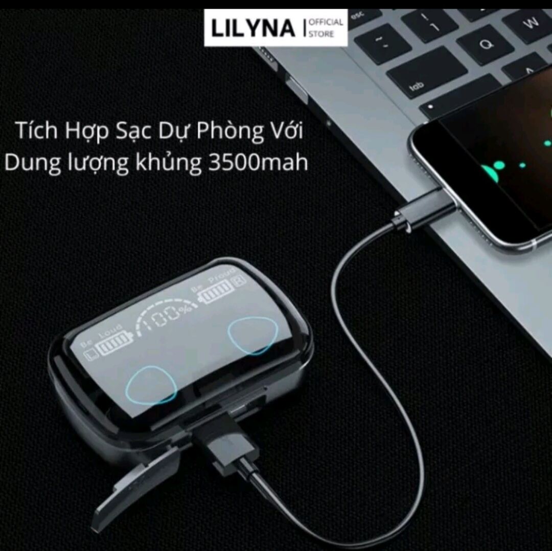 Tai Nghe Bluetooth M10 Pro, Phiên Bản Năng Cấp 2023, Nghe Nhạc Siêu Trầm Chống Nước IPX7, Chống ồn CNC.