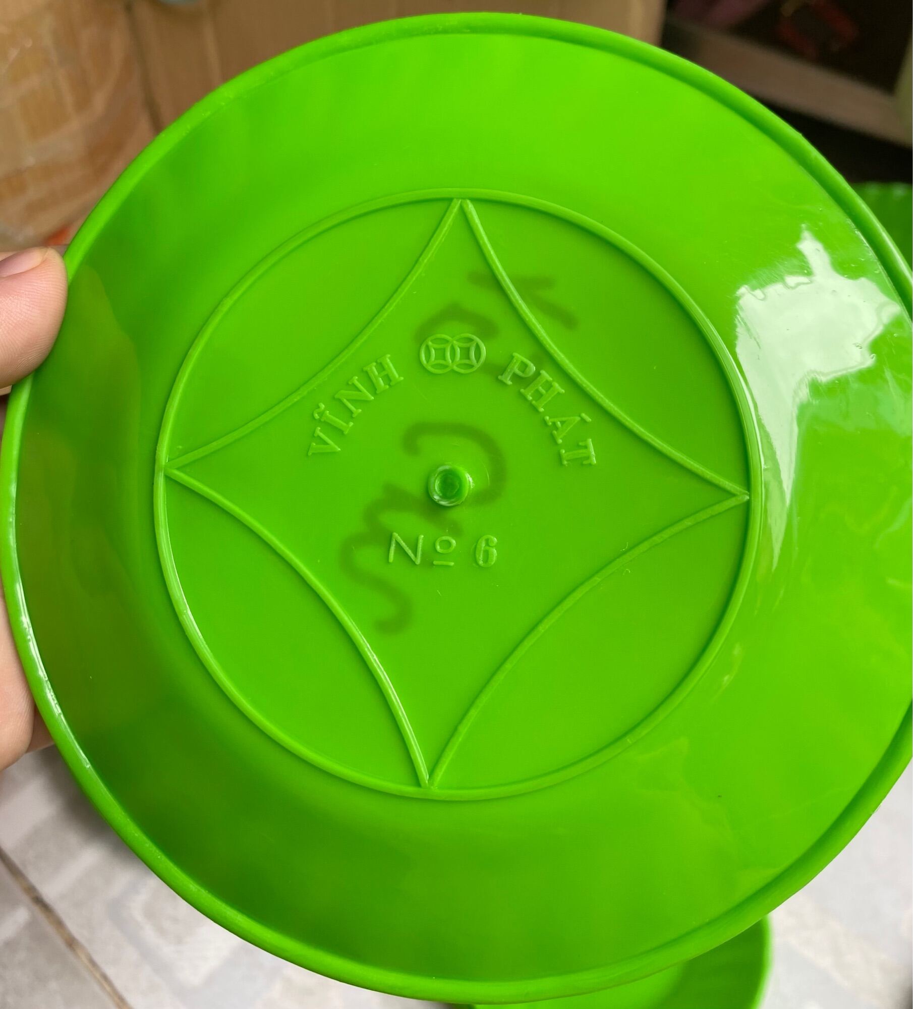 🔥Set 10 Dĩa Nhựa Xanh Dẻo, Loại CẠN