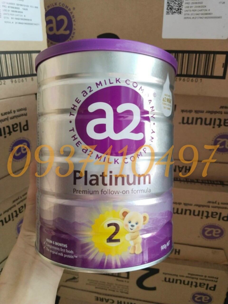 [HCM]Date xa )SỮA A2 PLATINUM ÚC SỐ1 2 3 4 900GR