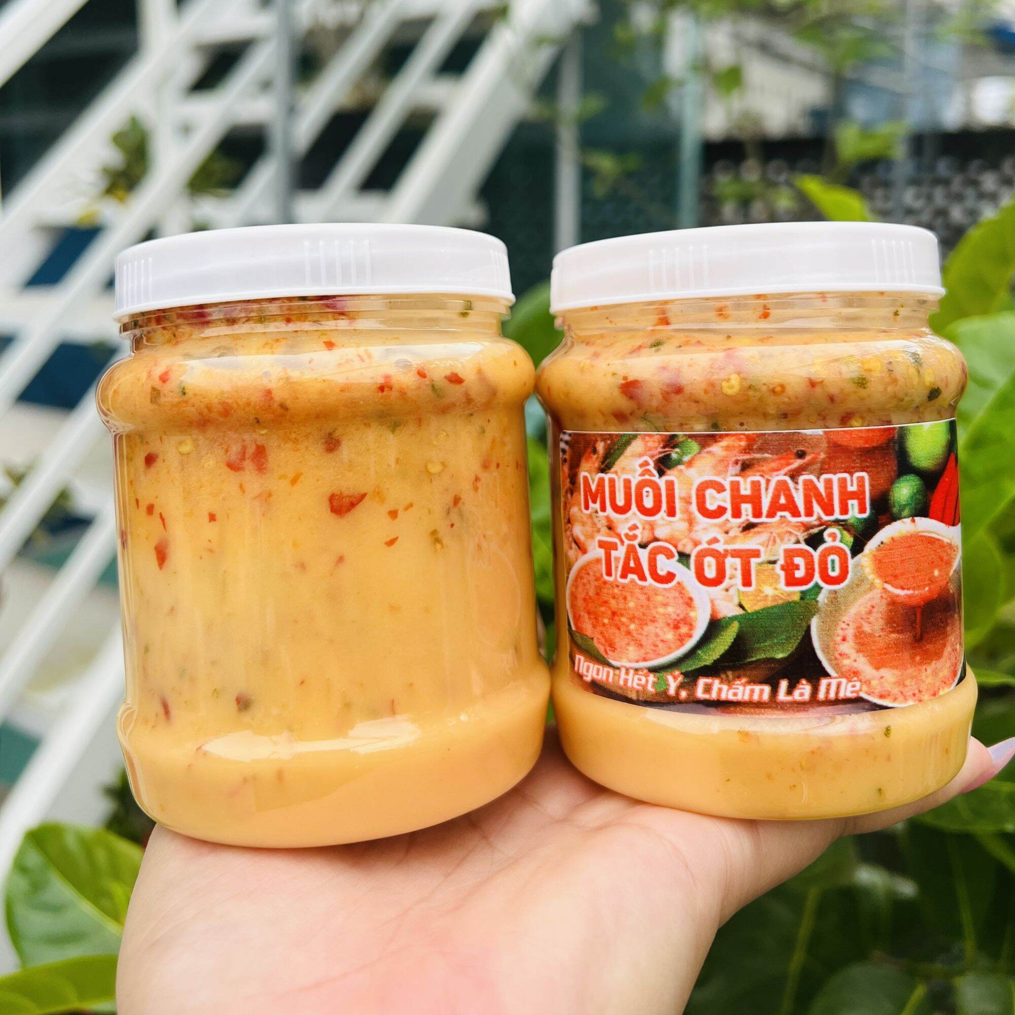 Muối ớt đỏ chấm hải sản hủ 500g