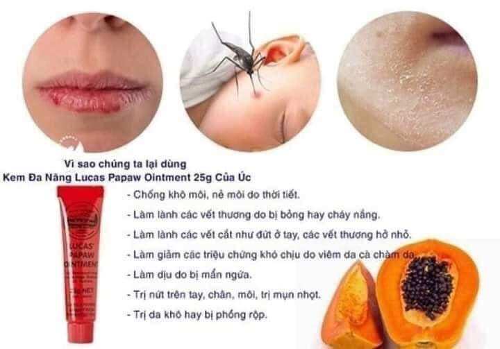 Kem đa năng Lucas Papaw Ointment 75g