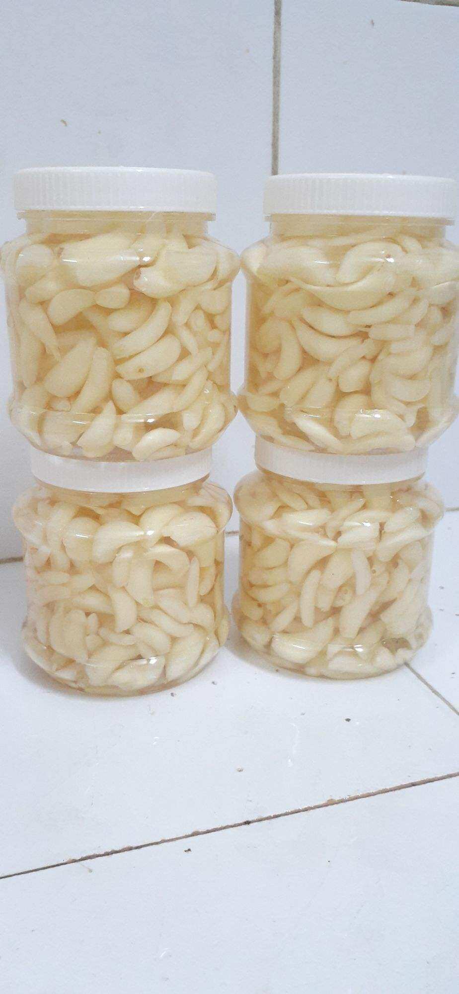 Tỏi ngâm giấm ( tỏi lý sơn) chua ngọt 1 hũ 250gram