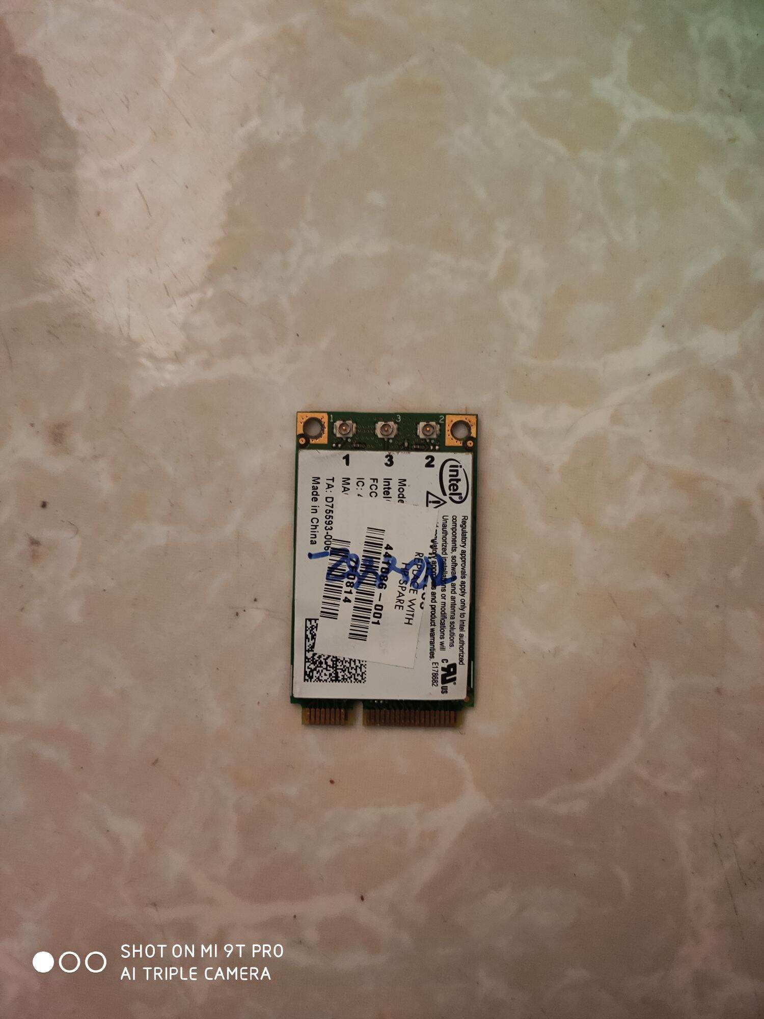 cạc mạng wifi tháo từ laptop