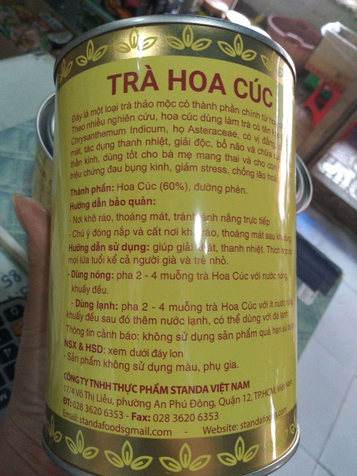 Trà hoa cúc lon 400g