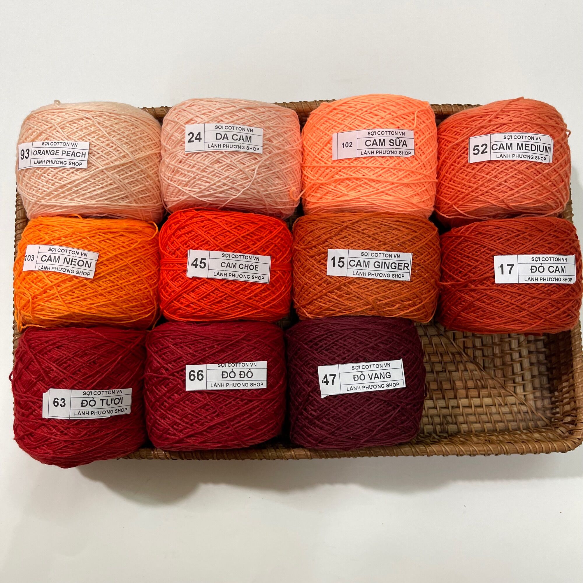 Sợi Cotton Việt Nam ( 100gr)