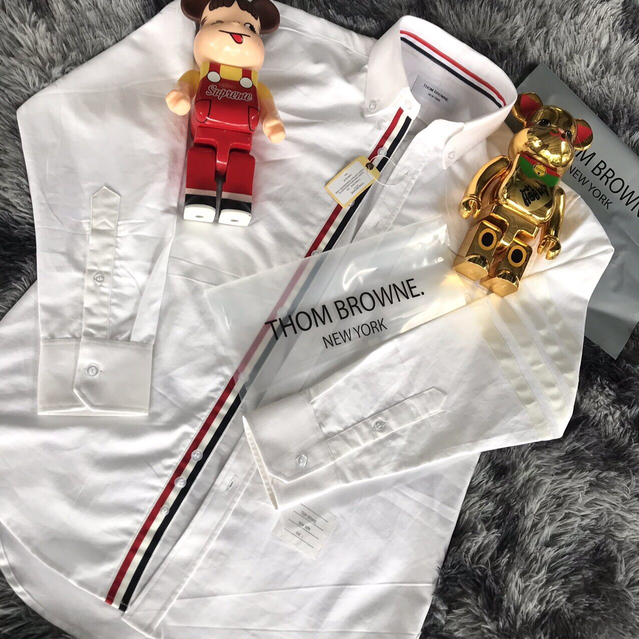 Áo sơ mi Thom Brown 4 sọc trắng