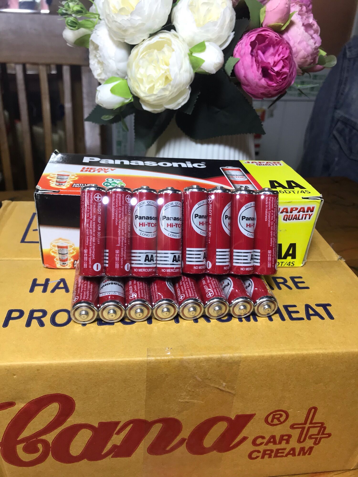 Pin tiểu AA panasonic vỉ 4 viên