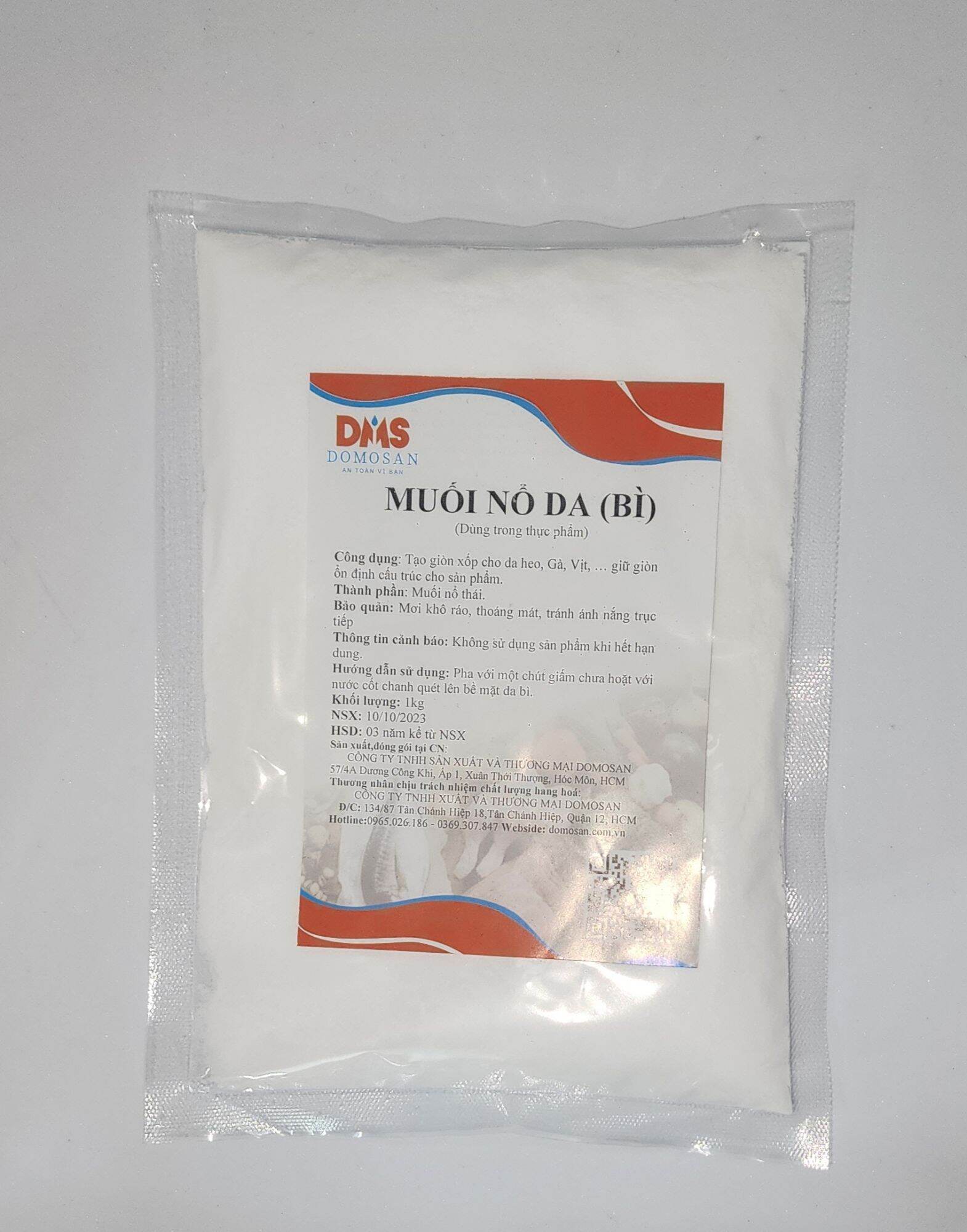 500gr muối nổ bì tạo độ giòn da heo, chó dê