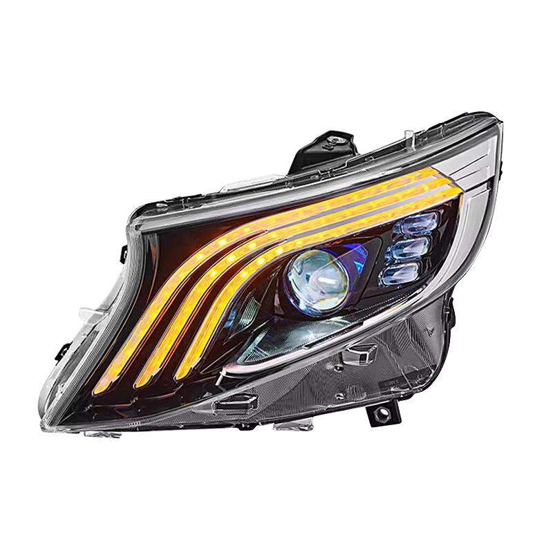 Mercedes V Class Weyiting LED Headlight Assembly Daytime Running Light Sequential Turn Signal Giá 8,883,000 Đồng*Miễn phí vận chuyển