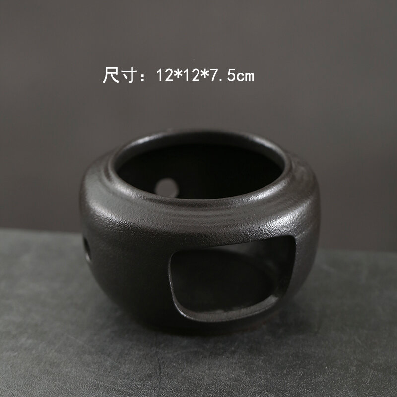 Bếp ấm trà gốm sứ đế ấm trà phong cách cổ điển bếp đun trà nhỏ làm nóng rượu ấm đun trà gia dụng kiểu nhật bếp đun trà