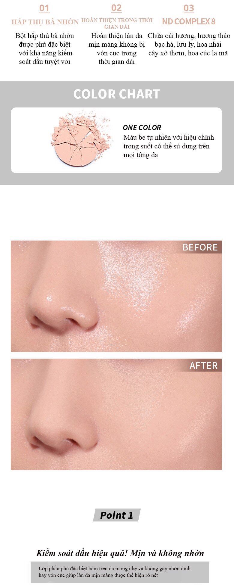 Phấn Phủ Kiềm Dầu Eglips Oil Cut Powder Pact