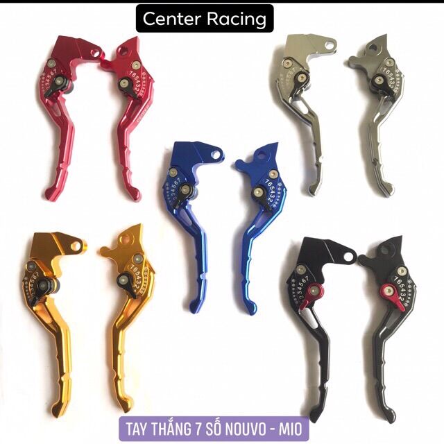 [ Giá 1 Cặp ] Tay thắng , tay phanh xe máy 7 số cao cấp xe Yamaha Mio ; Nouvo 3,4,5 , Lx Center Racing