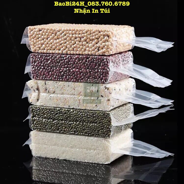 📞1kg 💥túi hút chân không xếp hông💥 túi hút chân không định hình. bảo quản đồ khô, đựng gạo...