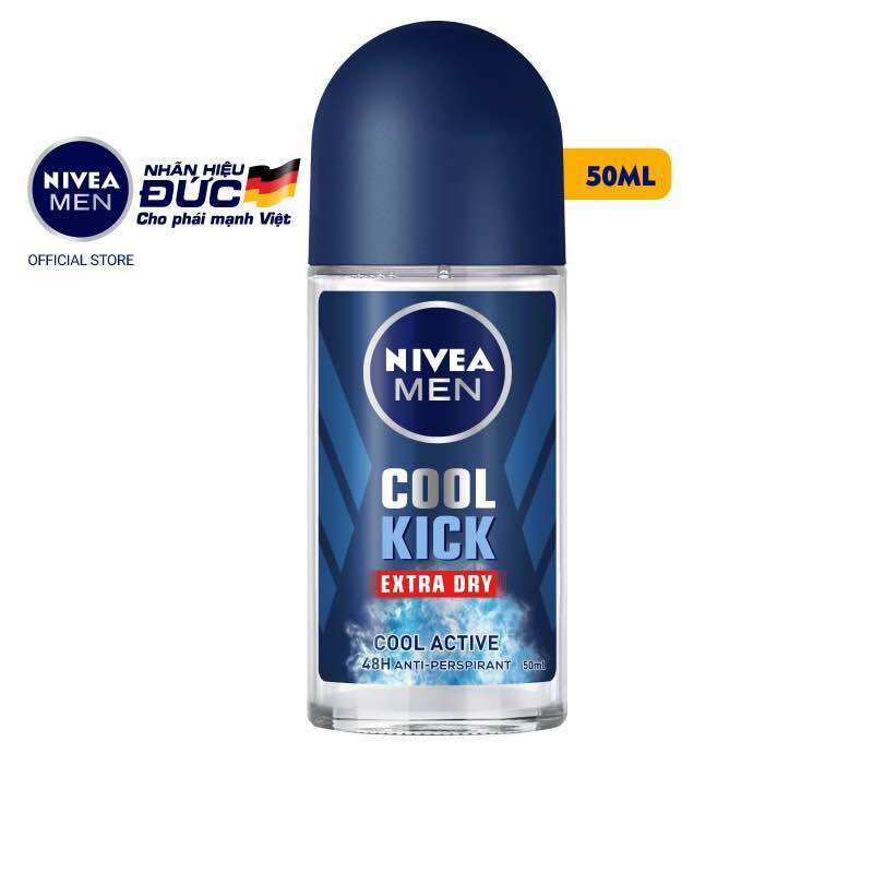 Lăn ngăn mùi nivea men cool kick mát lạnh - thơm năng động 82886