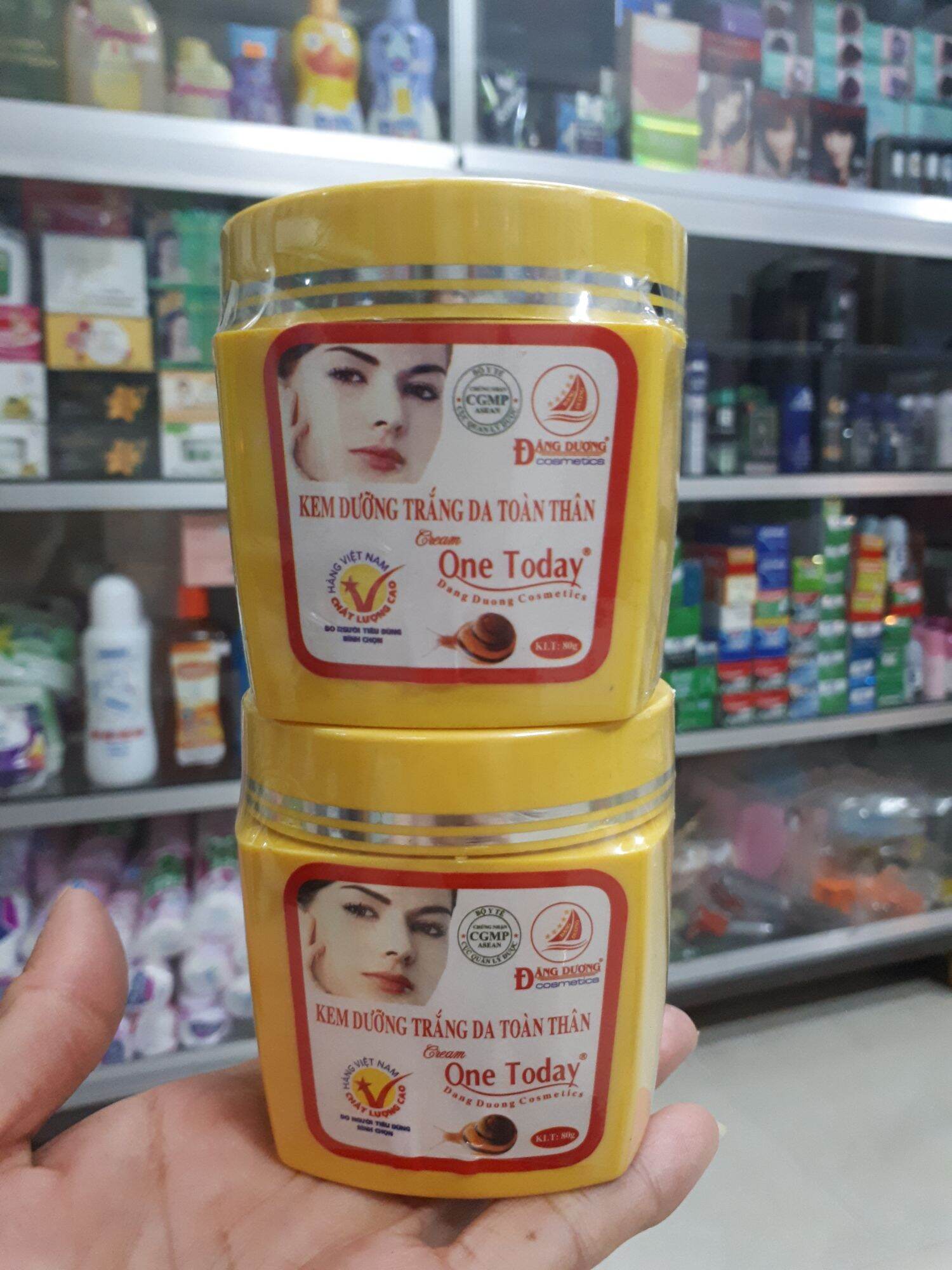 [HCM]COMBO 2 KEM DƯỠNG TRẮNG DA TOÀN THÂN HIỆU QUẢ”ONE TODAY”80G