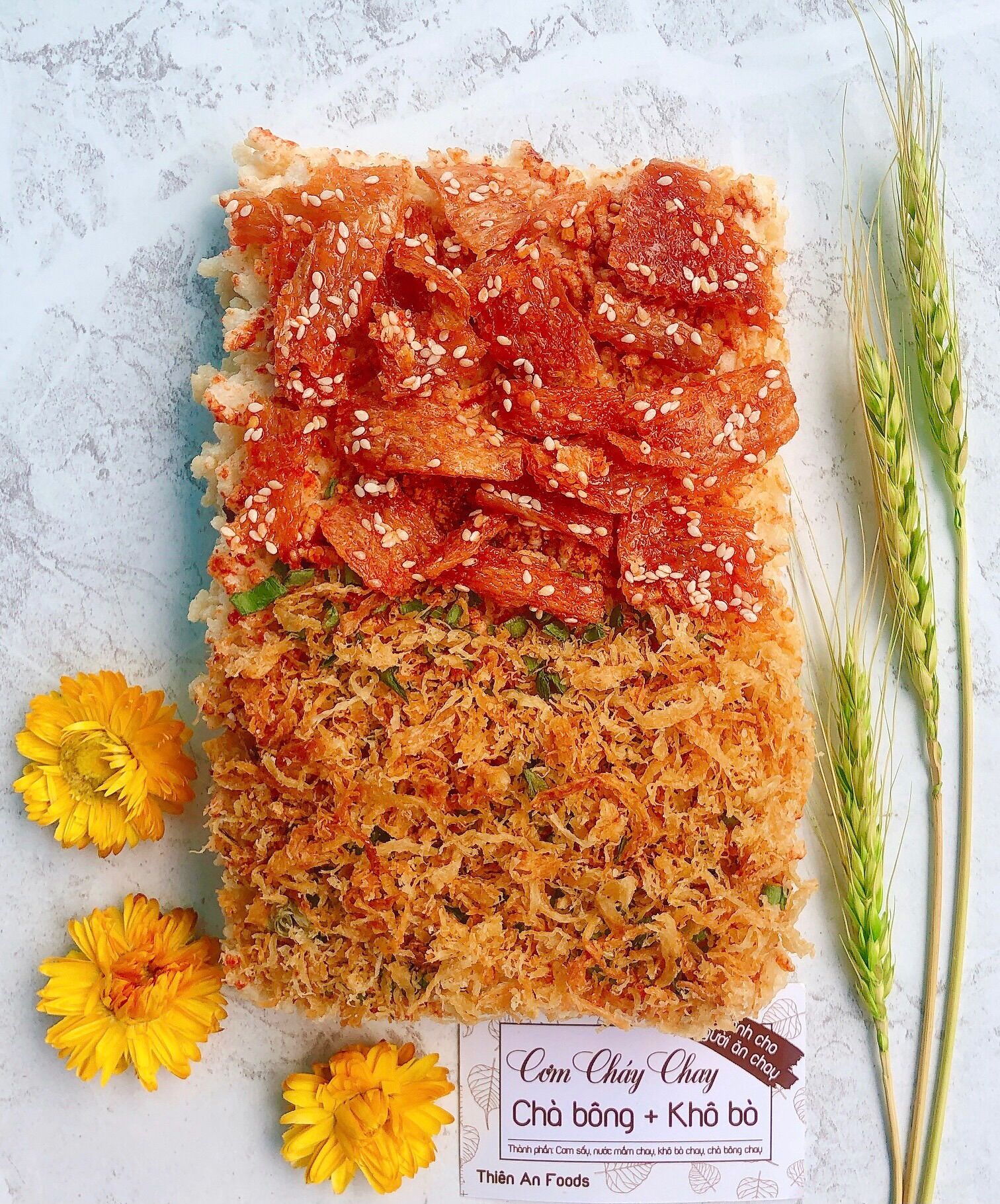 CƠM CHÁY CHAY TINI - Vị Chà Bông & Khô Bò 180g
