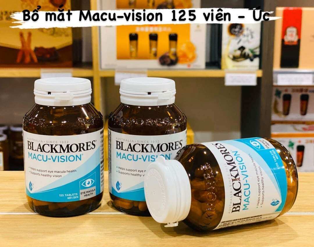 Bổ mắt Blackmores Macu - Vision Úc 125 viên