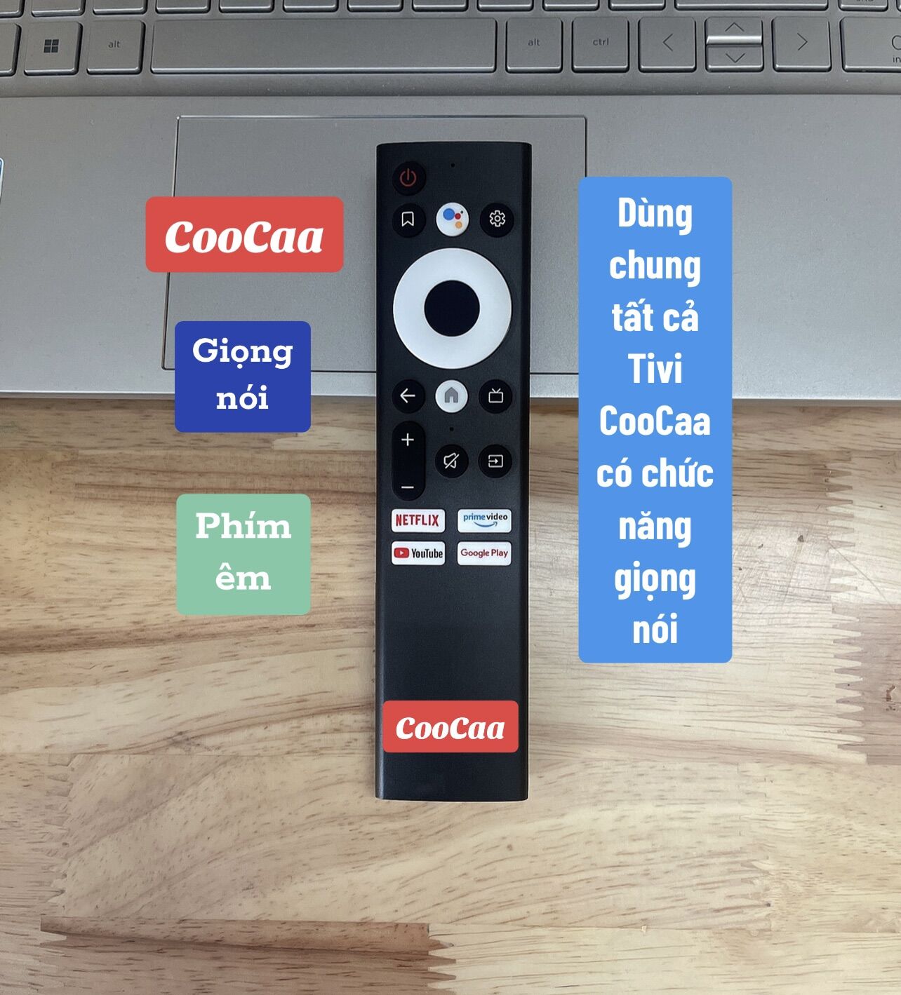 Điều khiển Tivi CooCaa giọng nói( Dùng tất cả Tivi CooCaa có chức năng giọng nói)