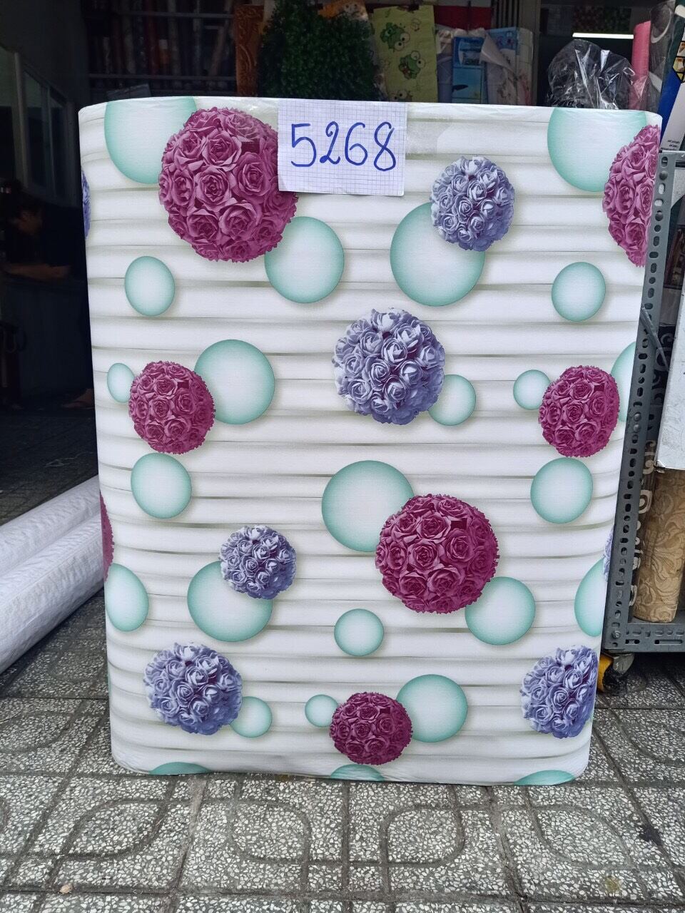 giấy dán tường có keo sẵn (kích thước: khổ 90cm*1m)