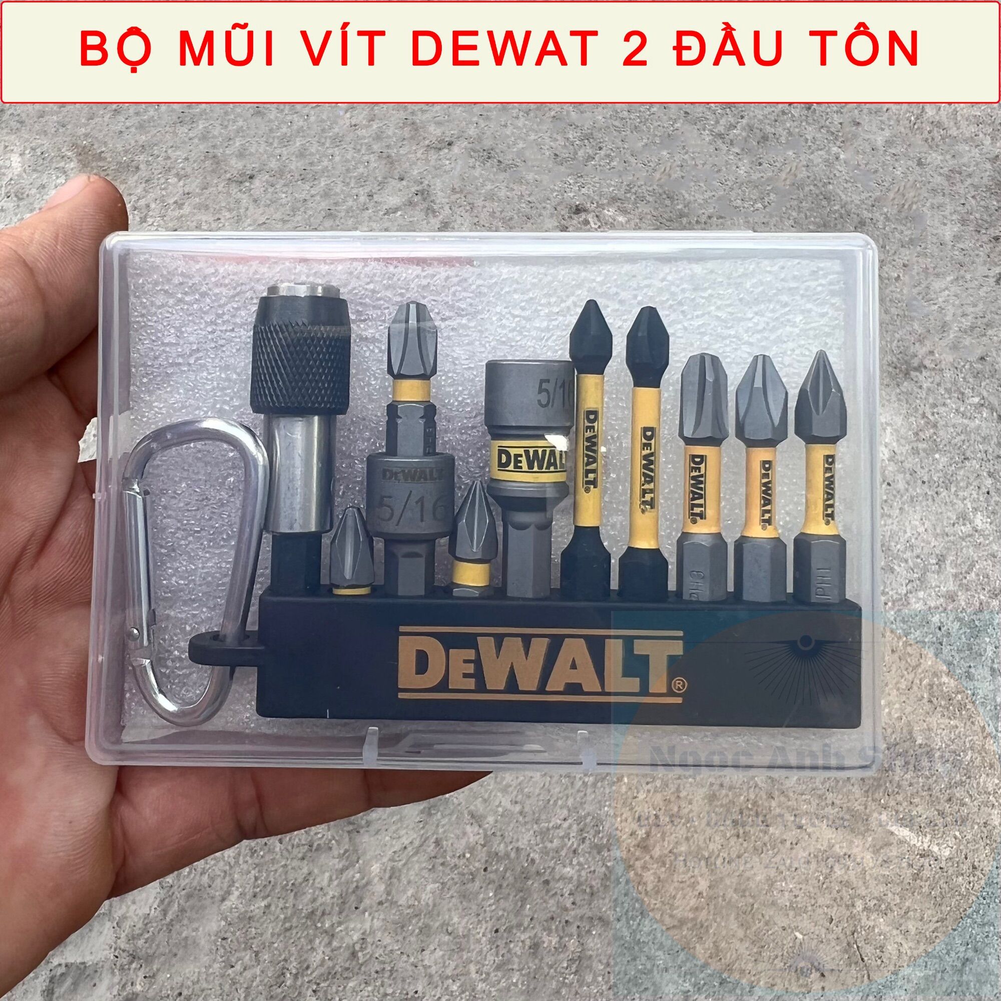 Bộ mũi vít, bắn vít dewat dùng máy bắn vít tua vít
