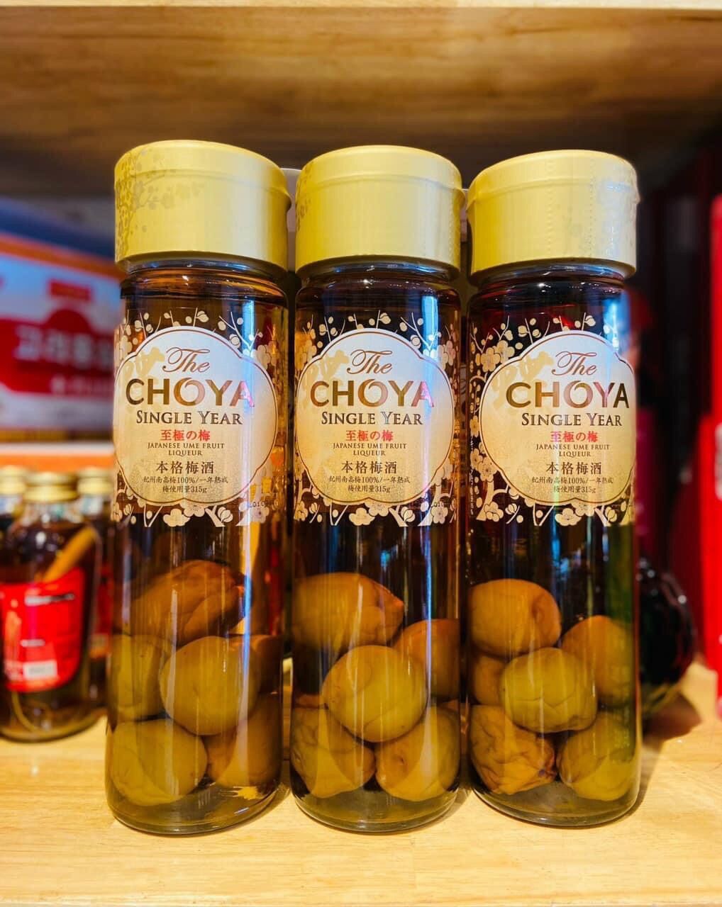Nước mơ vàng Choya Single Year Nhật Bản 650ml