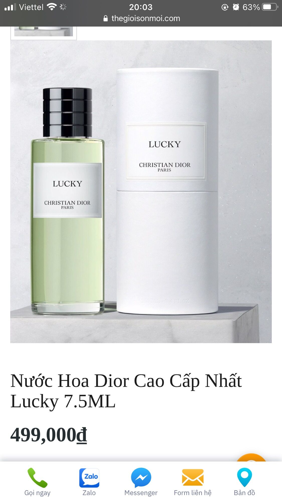 Chiết 10ml Nước hoa Dior Lucky dòng Privee Cao cấp