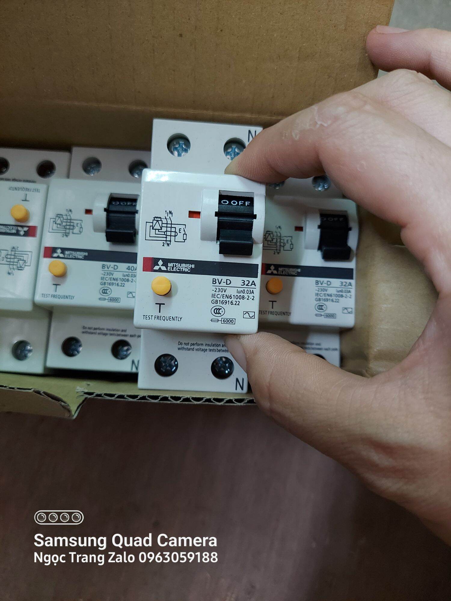 Aptomat chống giật 1pha c32a