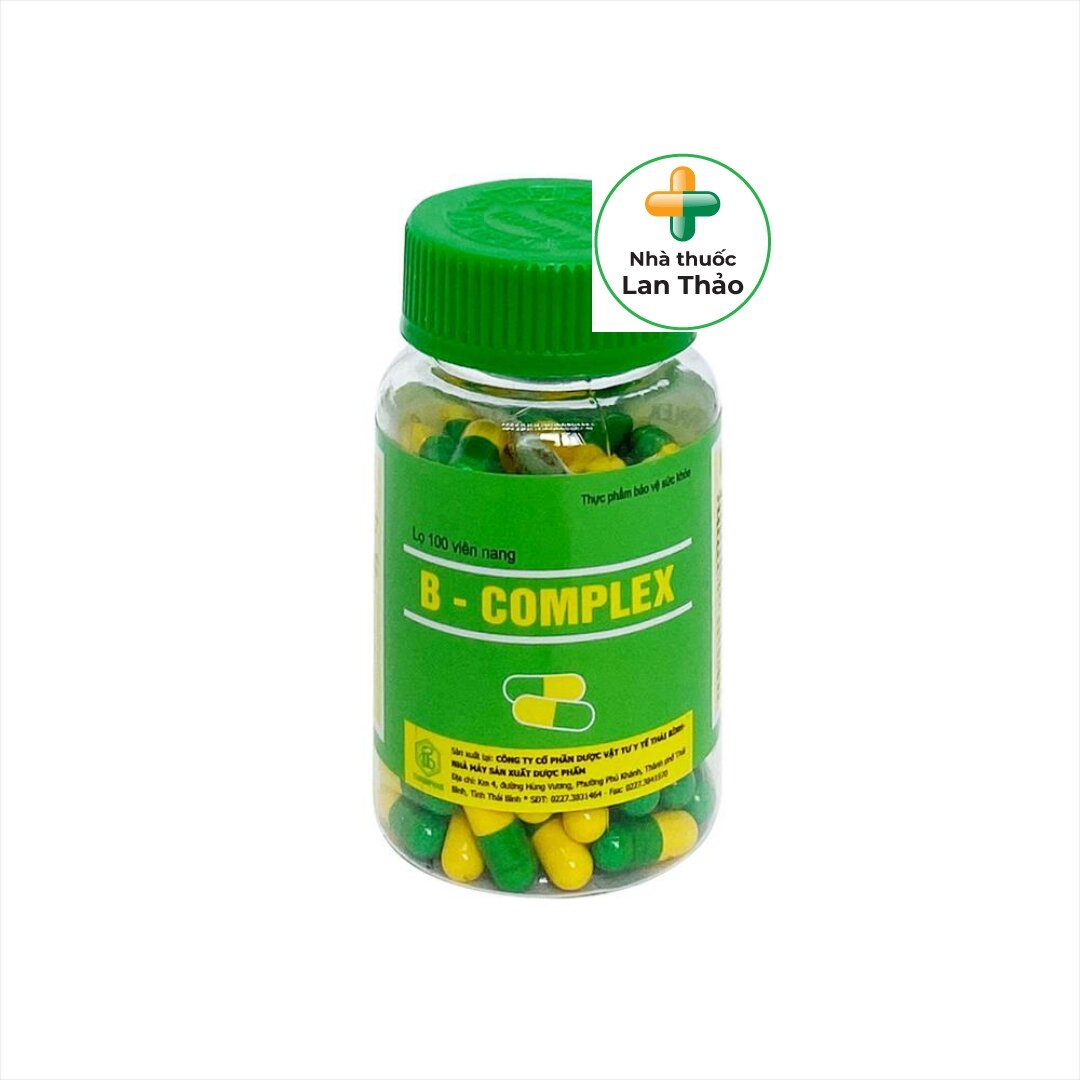 Viên uống vitamin b complex thái bình lọ 100 viên